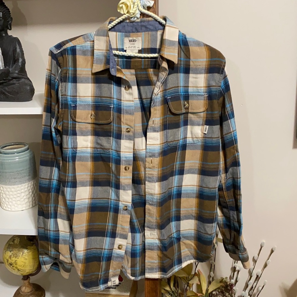 Vans Boys Plaid Shirt